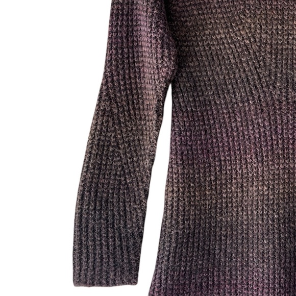PRANA | HUNTER PLUM TUNIC SWEATER OVERSIZED TURTLENECK NECK CHUNKY KNIT | MEDIUM - Picture 4 of 9